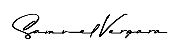 You can use this online signature creator to create a handwritten signature for the name Samuel Vergara. This is the best online autograph maker. Samuel Vergara signature style 9 images and pictures png