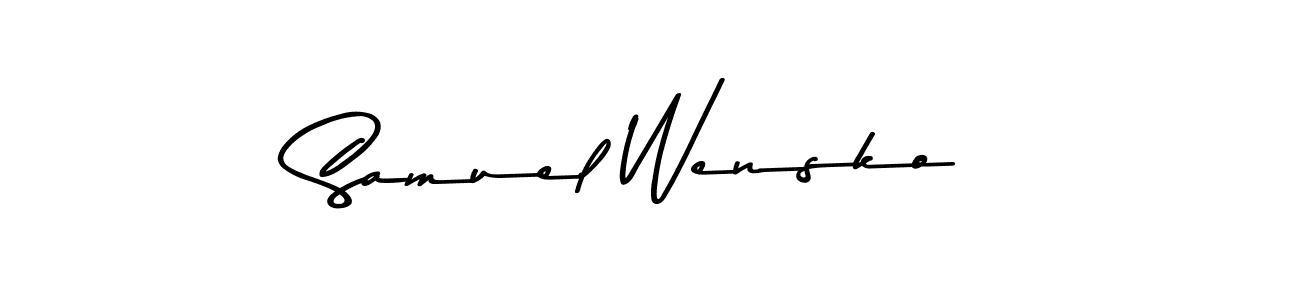Best and Professional Signature Style for Samuel Wensko. Asem Kandis PERSONAL USE Best Signature Style Collection. Samuel Wensko signature style 9 images and pictures png