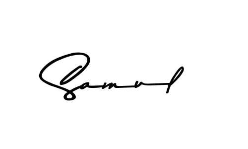 How to make Samul signature? Asem Kandis PERSONAL USE is a professional autograph style. Create handwritten signature for Samul name. Samul signature style 9 images and pictures png