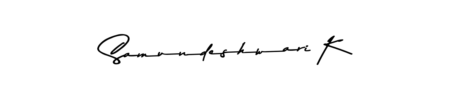 Once you've used our free online signature maker to create your best signature Asem Kandis PERSONAL USE style, it's time to enjoy all of the benefits that Samundeshwari K name signing documents. Samundeshwari K signature style 9 images and pictures png
