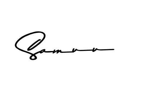Create a beautiful signature design for name Samuu. With this signature (Asem Kandis PERSONAL USE) fonts, you can make a handwritten signature for free. Samuu signature style 9 images and pictures png