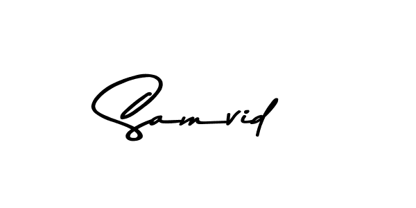 Design your own signature with our free online signature maker. With this signature software, you can create a handwritten (Asem Kandis PERSONAL USE) signature for name Samvid. Samvid signature style 9 images and pictures png