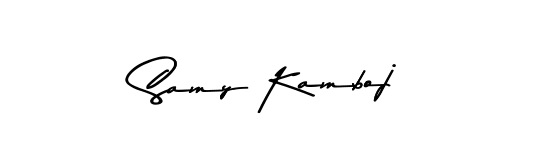Make a short Samy Kamboj signature style. Manage your documents anywhere anytime using Asem Kandis PERSONAL USE. Create and add eSignatures, submit forms, share and send files easily. Samy Kamboj signature style 9 images and pictures png