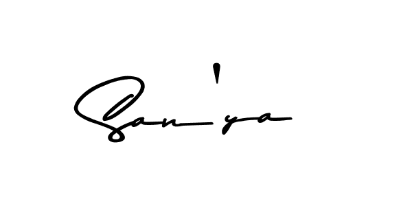 You should practise on your own different ways (Asem Kandis PERSONAL USE) to write your name (San'ya) in signature. don't let someone else do it for you. San'ya signature style 9 images and pictures png