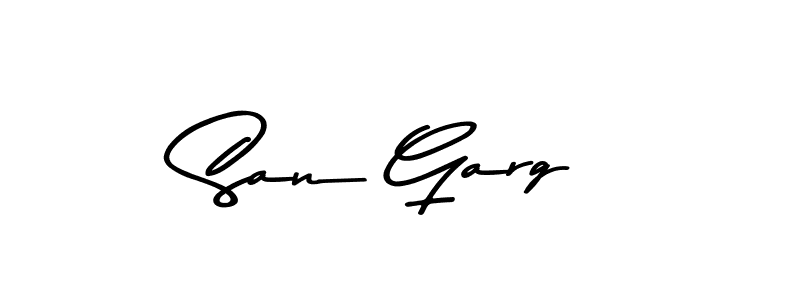 Also we have San Garg name is the best signature style. Create professional handwritten signature collection using Asem Kandis PERSONAL USE autograph style. San Garg signature style 9 images and pictures png