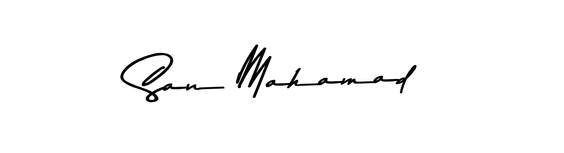 Once you've used our free online signature maker to create your best signature Asem Kandis PERSONAL USE style, it's time to enjoy all of the benefits that San Mahamad name signing documents. San Mahamad signature style 9 images and pictures png