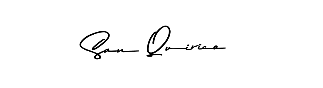 Use a signature maker to create a handwritten signature online. With this signature software, you can design (Asem Kandis PERSONAL USE) your own signature for name San Quirico. San Quirico signature style 9 images and pictures png