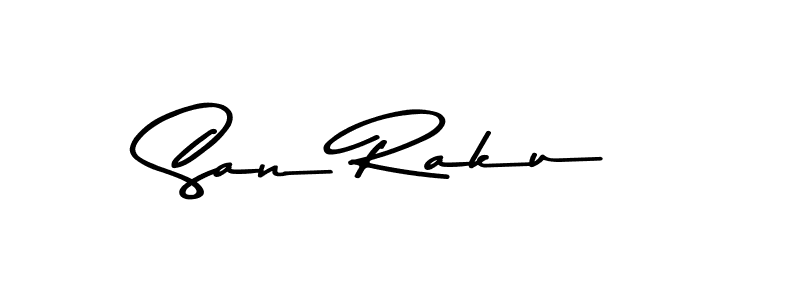 Similarly Asem Kandis PERSONAL USE is the best handwritten signature design. Signature creator online .You can use it as an online autograph creator for name San Raku. San Raku signature style 9 images and pictures png