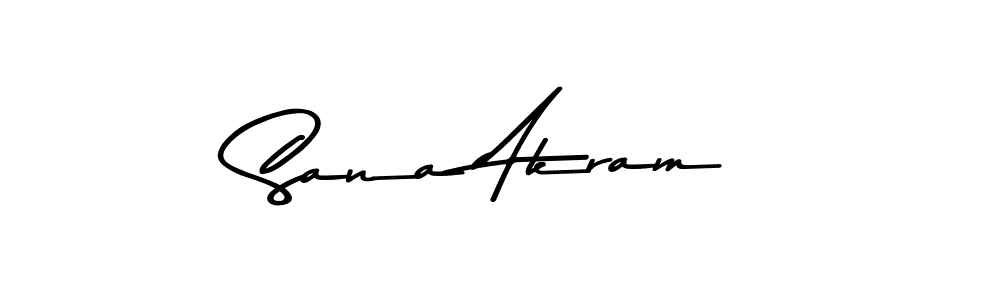 How to make Sana Akram signature? Asem Kandis PERSONAL USE is a professional autograph style. Create handwritten signature for Sana Akram name. Sana Akram signature style 9 images and pictures png