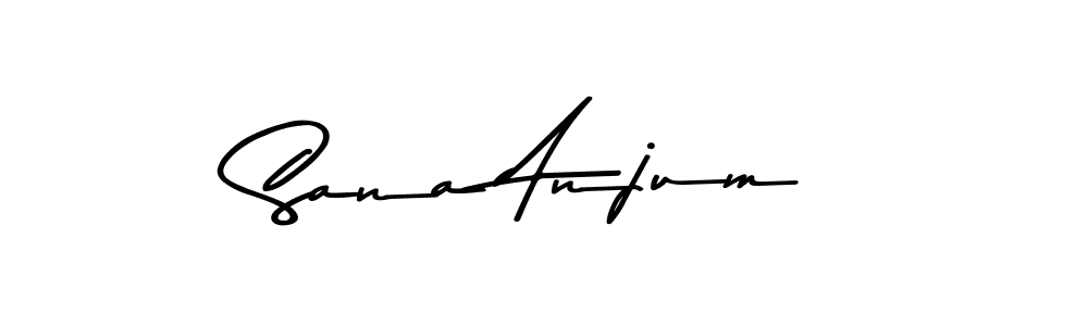 Create a beautiful signature design for name Sana Anjum. With this signature (Asem Kandis PERSONAL USE) fonts, you can make a handwritten signature for free. Sana Anjum signature style 9 images and pictures png