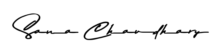 Discover the perfect balance of readability and style for Sana Chaudhary with Asem Kandis PERSONAL USE font. Create your dream signature today. Sana Chaudhary signature style 9 images and pictures png