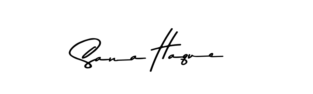 Design your own signature with our free online signature maker. With this signature software, you can create a handwritten (Asem Kandis PERSONAL USE) signature for name Sana Haque. Sana Haque signature style 9 images and pictures png