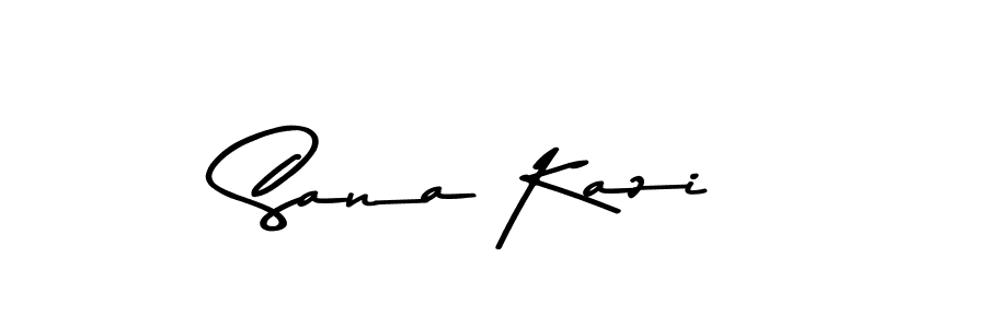 Design your own signature with our free online signature maker. With this signature software, you can create a handwritten (Asem Kandis PERSONAL USE) signature for name Sana Kazi. Sana Kazi signature style 9 images and pictures png