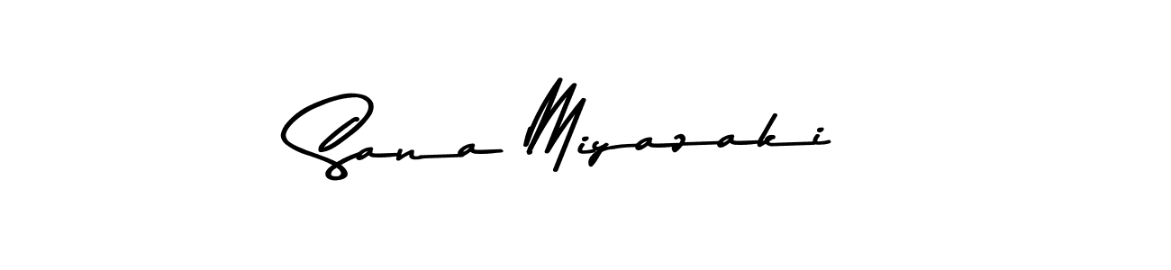 How to make Sana Miyazaki name signature. Use Asem Kandis PERSONAL USE style for creating short signs online. This is the latest handwritten sign. Sana Miyazaki signature style 9 images and pictures png