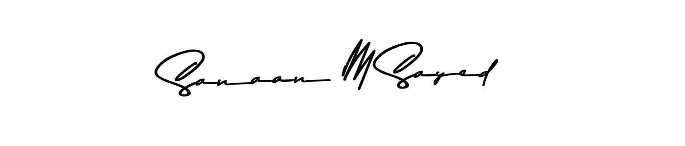 How to make Sanaan M Sayed signature? Asem Kandis PERSONAL USE is a professional autograph style. Create handwritten signature for Sanaan M Sayed name. Sanaan M Sayed signature style 9 images and pictures png