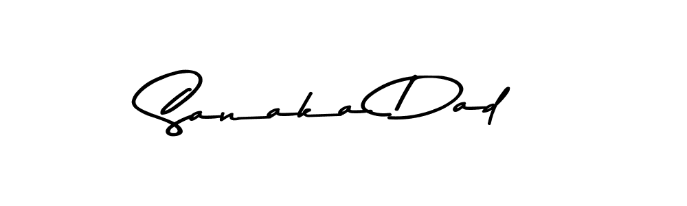 Use a signature maker to create a handwritten signature online. With this signature software, you can design (Asem Kandis PERSONAL USE) your own signature for name Sanaka Dad. Sanaka Dad signature style 9 images and pictures png