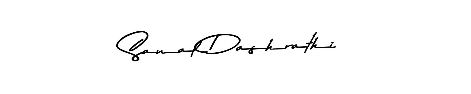 The best way (Asem Kandis PERSONAL USE) to make a short signature is to pick only two or three words in your name. The name Sanal Dashrathi include a total of six letters. For converting this name. Sanal Dashrathi signature style 9 images and pictures png