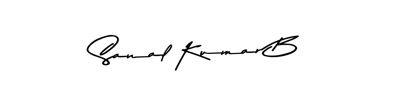 Make a beautiful signature design for name Sanal Kumar B. Use this online signature maker to create a handwritten signature for free. Sanal Kumar B signature style 9 images and pictures png