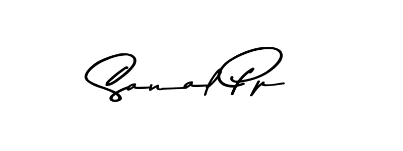 Design your own signature with our free online signature maker. With this signature software, you can create a handwritten (Asem Kandis PERSONAL USE) signature for name Sanal Pp. Sanal Pp signature style 9 images and pictures png