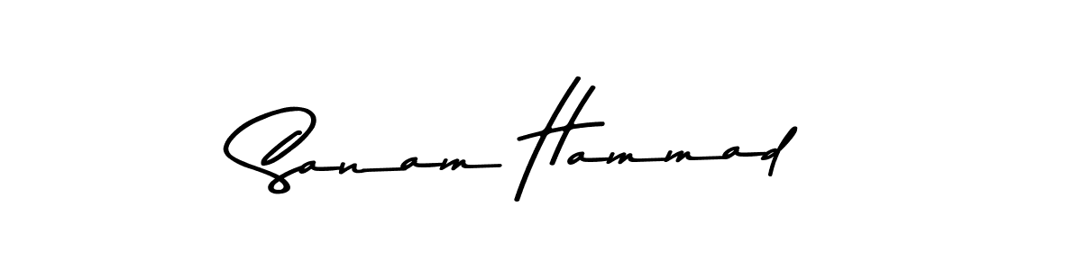 Also we have Sanam Hammad name is the best signature style. Create professional handwritten signature collection using Asem Kandis PERSONAL USE autograph style. Sanam Hammad signature style 9 images and pictures png