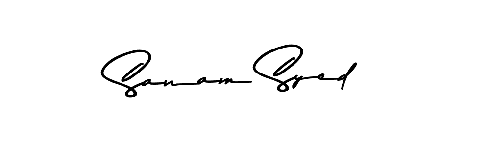 How to make Sanam Syed signature? Asem Kandis PERSONAL USE is a professional autograph style. Create handwritten signature for Sanam Syed name. Sanam Syed signature style 9 images and pictures png