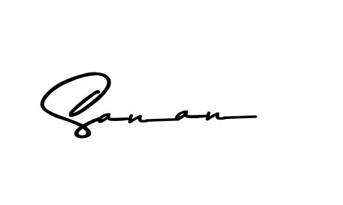 Use a signature maker to create a handwritten signature online. With this signature software, you can design (Asem Kandis PERSONAL USE) your own signature for name Sanan. Sanan signature style 9 images and pictures png