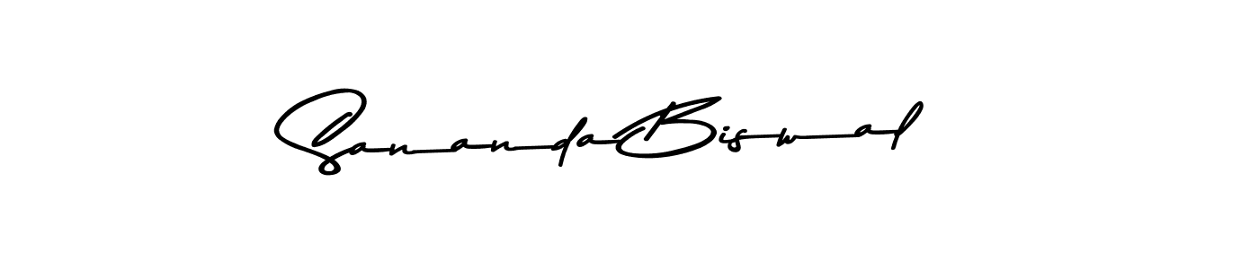 Similarly Asem Kandis PERSONAL USE is the best handwritten signature design. Signature creator online .You can use it as an online autograph creator for name Sananda Biswal. Sananda Biswal signature style 9 images and pictures png