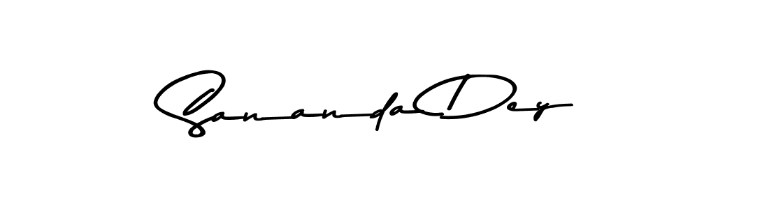 Design your own signature with our free online signature maker. With this signature software, you can create a handwritten (Asem Kandis PERSONAL USE) signature for name Sananda Dey. Sananda Dey signature style 9 images and pictures png