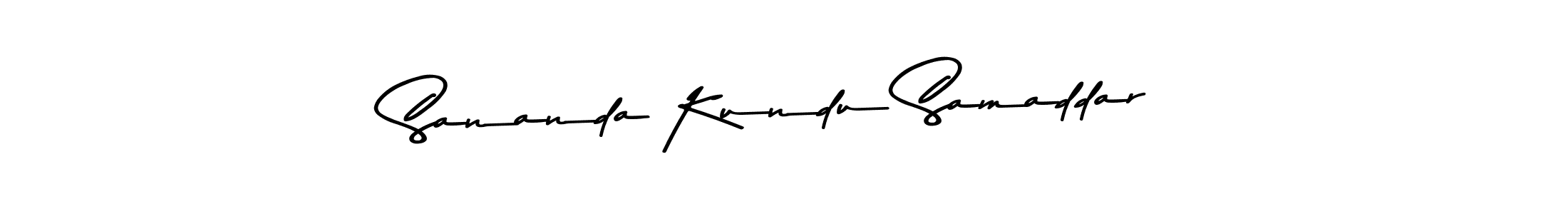 Asem Kandis PERSONAL USE is a professional signature style that is perfect for those who want to add a touch of class to their signature. It is also a great choice for those who want to make their signature more unique. Get Sananda Kundu Samaddar name to fancy signature for free. Sananda Kundu Samaddar signature style 9 images and pictures png