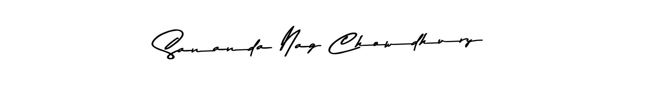 You should practise on your own different ways (Asem Kandis PERSONAL USE) to write your name (Sananda Nag Chowdhury) in signature. don't let someone else do it for you. Sananda Nag Chowdhury signature style 9 images and pictures png
