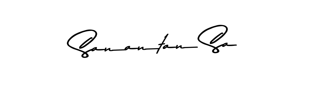 You should practise on your own different ways (Asem Kandis PERSONAL USE) to write your name (Sanantan Sa) in signature. don't let someone else do it for you. Sanantan Sa signature style 9 images and pictures png