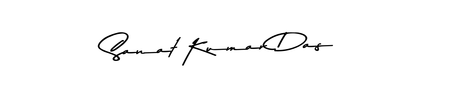 Create a beautiful signature design for name Sanat Kumar Das. With this signature (Asem Kandis PERSONAL USE) fonts, you can make a handwritten signature for free. Sanat Kumar Das signature style 9 images and pictures png