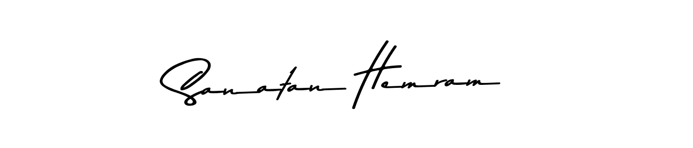 Make a beautiful signature design for name Sanatan Hemram. Use this online signature maker to create a handwritten signature for free. Sanatan Hemram signature style 9 images and pictures png