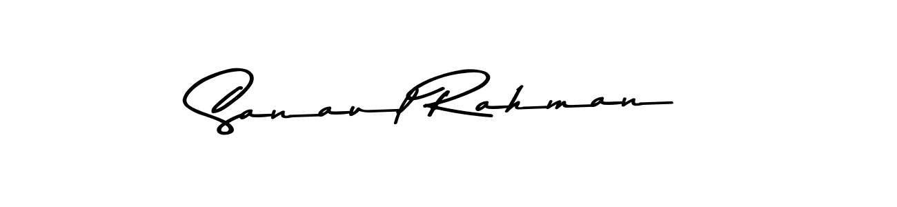 Make a beautiful signature design for name Sanaul Rahman. With this signature (Asem Kandis PERSONAL USE) style, you can create a handwritten signature for free. Sanaul Rahman signature style 9 images and pictures png
