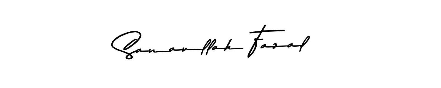How to make Sanaullah Fazal signature? Asem Kandis PERSONAL USE is a professional autograph style. Create handwritten signature for Sanaullah Fazal name. Sanaullah Fazal signature style 9 images and pictures png