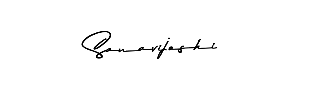 Use a signature maker to create a handwritten signature online. With this signature software, you can design (Asem Kandis PERSONAL USE) your own signature for name Sanavijoshi. Sanavijoshi signature style 9 images and pictures png