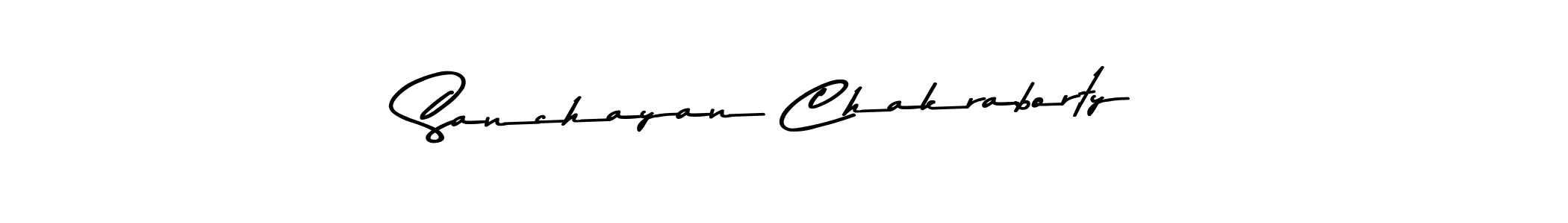 You should practise on your own different ways (Asem Kandis PERSONAL USE) to write your name (Sanchayan Chakraborty) in signature. don't let someone else do it for you. Sanchayan Chakraborty signature style 9 images and pictures png