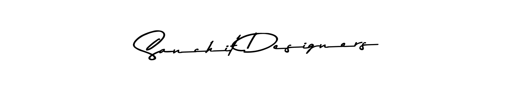 Use a signature maker to create a handwritten signature online. With this signature software, you can design (Asem Kandis PERSONAL USE) your own signature for name Sanchit Designers. Sanchit Designers signature style 9 images and pictures png