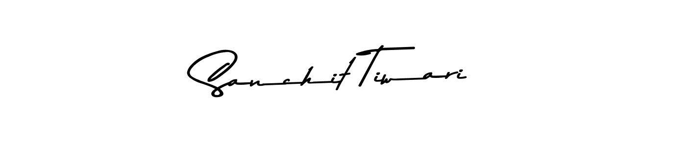 Make a beautiful signature design for name Sanchit Tiwari. With this signature (Asem Kandis PERSONAL USE) style, you can create a handwritten signature for free. Sanchit Tiwari signature style 9 images and pictures png