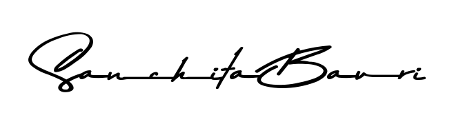 Sanchita Bauri stylish signature style. Best Handwritten Sign (Asem Kandis PERSONAL USE) for my name. Handwritten Signature Collection Ideas for my name Sanchita Bauri. Sanchita Bauri signature style 9 images and pictures png