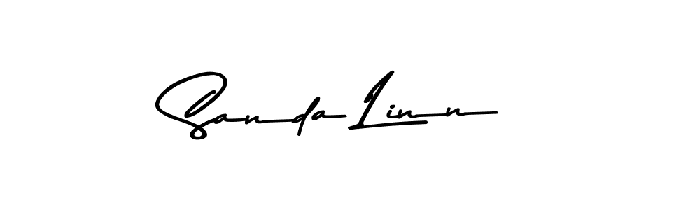 Also You can easily find your signature by using the search form. We will create Sanda Linn name handwritten signature images for you free of cost using Asem Kandis PERSONAL USE sign style. Sanda Linn signature style 9 images and pictures png