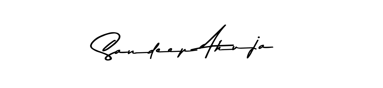 Sandeep Ahuja stylish signature style. Best Handwritten Sign (Asem Kandis PERSONAL USE) for my name. Handwritten Signature Collection Ideas for my name Sandeep Ahuja. Sandeep Ahuja signature style 9 images and pictures png