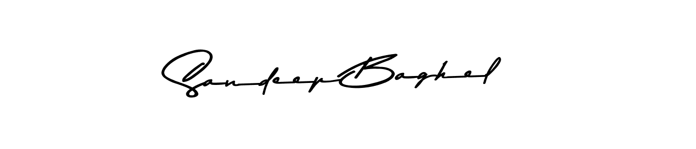 Design your own signature with our free online signature maker. With this signature software, you can create a handwritten (Asem Kandis PERSONAL USE) signature for name Sandeep Baghel. Sandeep Baghel signature style 9 images and pictures png