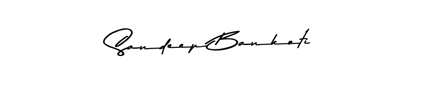 Create a beautiful signature design for name Sandeep Bankoti. With this signature (Asem Kandis PERSONAL USE) fonts, you can make a handwritten signature for free. Sandeep Bankoti signature style 9 images and pictures png