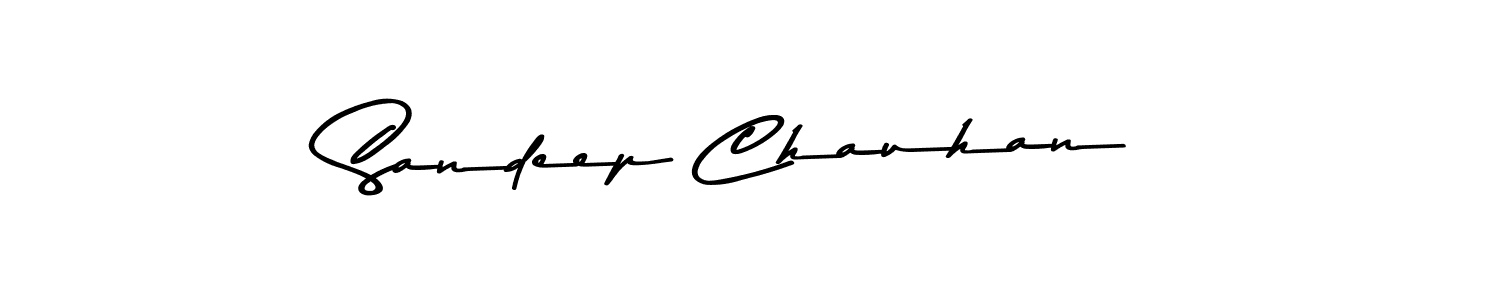 Design your own signature with our free online signature maker. With this signature software, you can create a handwritten (Asem Kandis PERSONAL USE) signature for name Sandeep Chauhan. Sandeep Chauhan signature style 9 images and pictures png