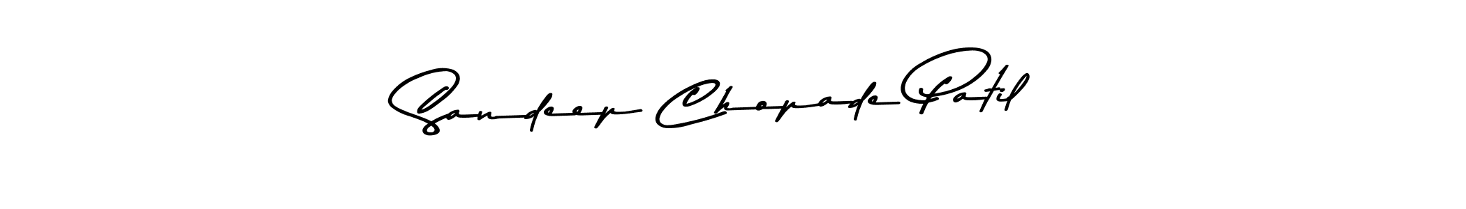 Sandeep Chopade Patil stylish signature style. Best Handwritten Sign (Asem Kandis PERSONAL USE) for my name. Handwritten Signature Collection Ideas for my name Sandeep Chopade Patil. Sandeep Chopade Patil signature style 9 images and pictures png