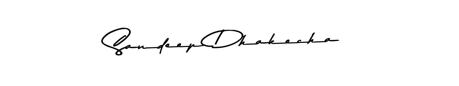 Use a signature maker to create a handwritten signature online. With this signature software, you can design (Asem Kandis PERSONAL USE) your own signature for name Sandeep Dhakecha. Sandeep Dhakecha signature style 9 images and pictures png