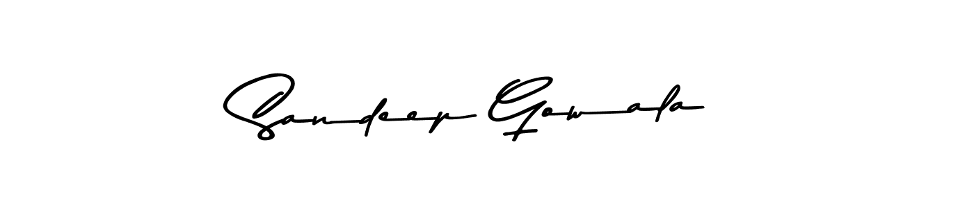 Here are the top 10 professional signature styles for the name Sandeep Gowala. These are the best autograph styles you can use for your name. Sandeep Gowala signature style 9 images and pictures png