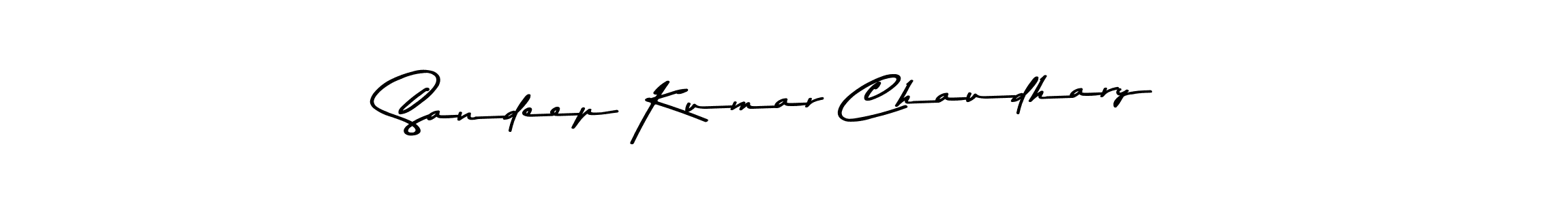 Create a beautiful signature design for name Sandeep Kumar Chaudhary. With this signature (Asem Kandis PERSONAL USE) fonts, you can make a handwritten signature for free. Sandeep Kumar Chaudhary signature style 9 images and pictures png