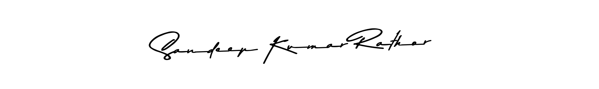 Create a beautiful signature design for name Sandeep Kumar Rathor. With this signature (Asem Kandis PERSONAL USE) fonts, you can make a handwritten signature for free. Sandeep Kumar Rathor signature style 9 images and pictures png